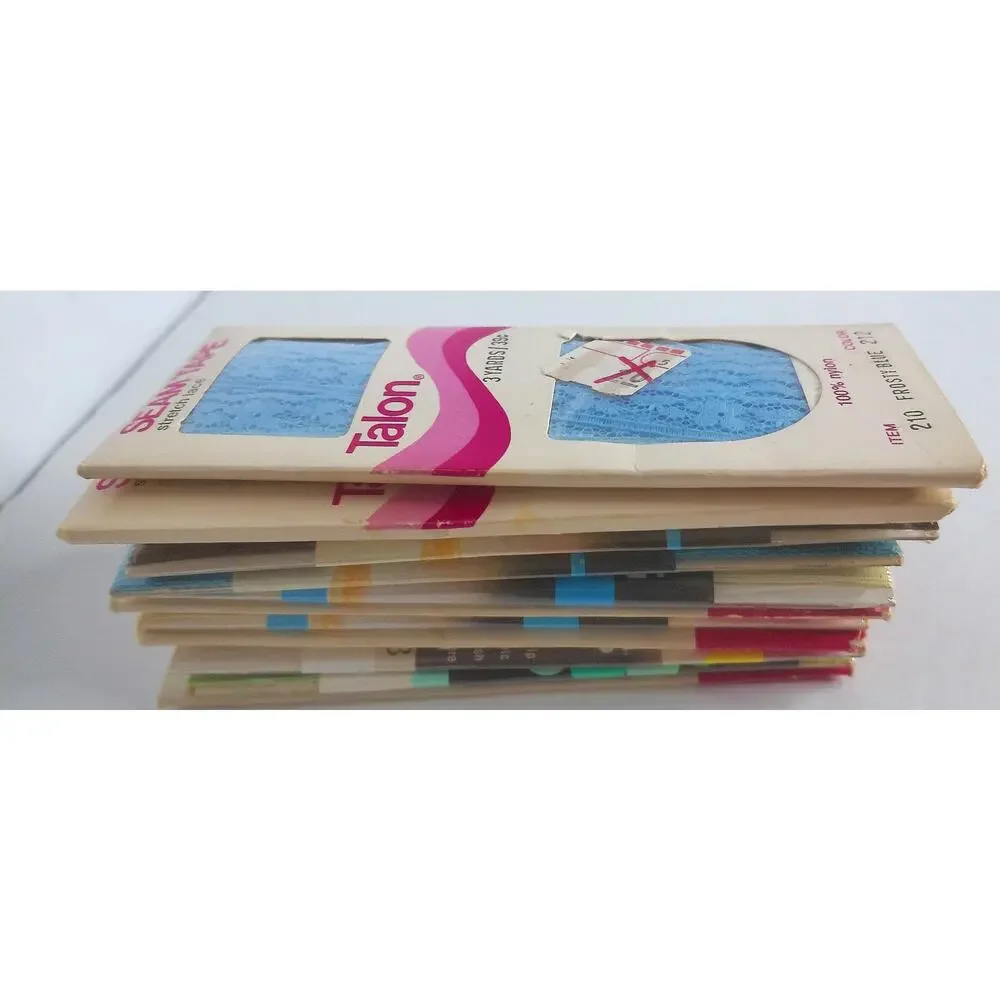 Vintage Talon Wrights Seam Binding Seam Tape Hem Tape Set Of 11